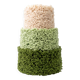 Grand Vase Dégradé Vert