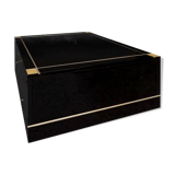 End design table black lacquer and talossel