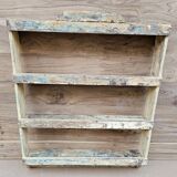 Burmese teak wall shelf