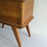 Vintage  bedside in beech