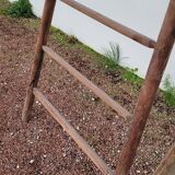 Double ladder for market gardening, fruit harvest, old wooden picking - 3m65