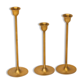 Série de 3 bougeoirs