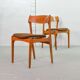 Erik Buch Danish Design Teak Dining Chairs for Oddense Maskinsnedkeri 1960s
