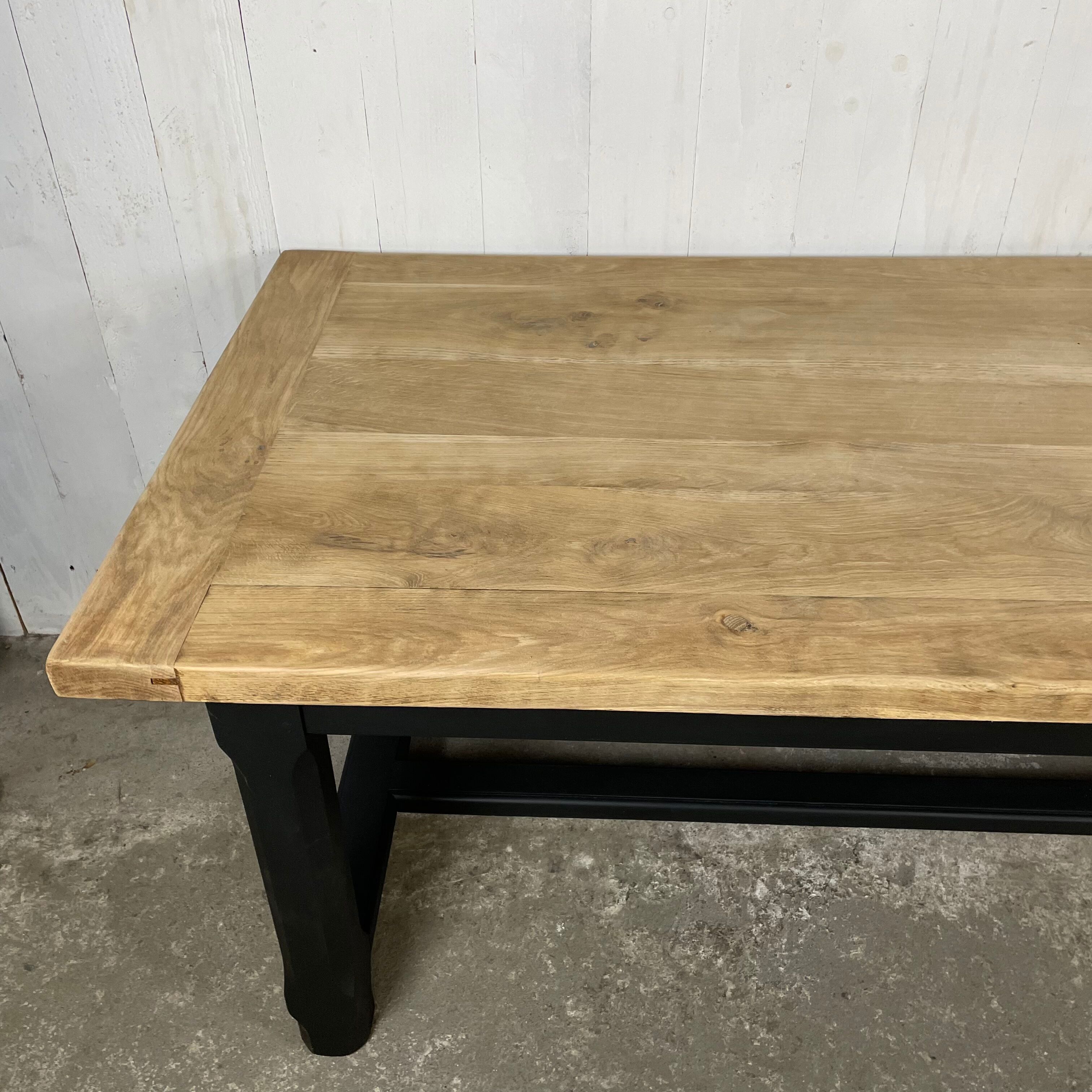 Oak farmhouse table
