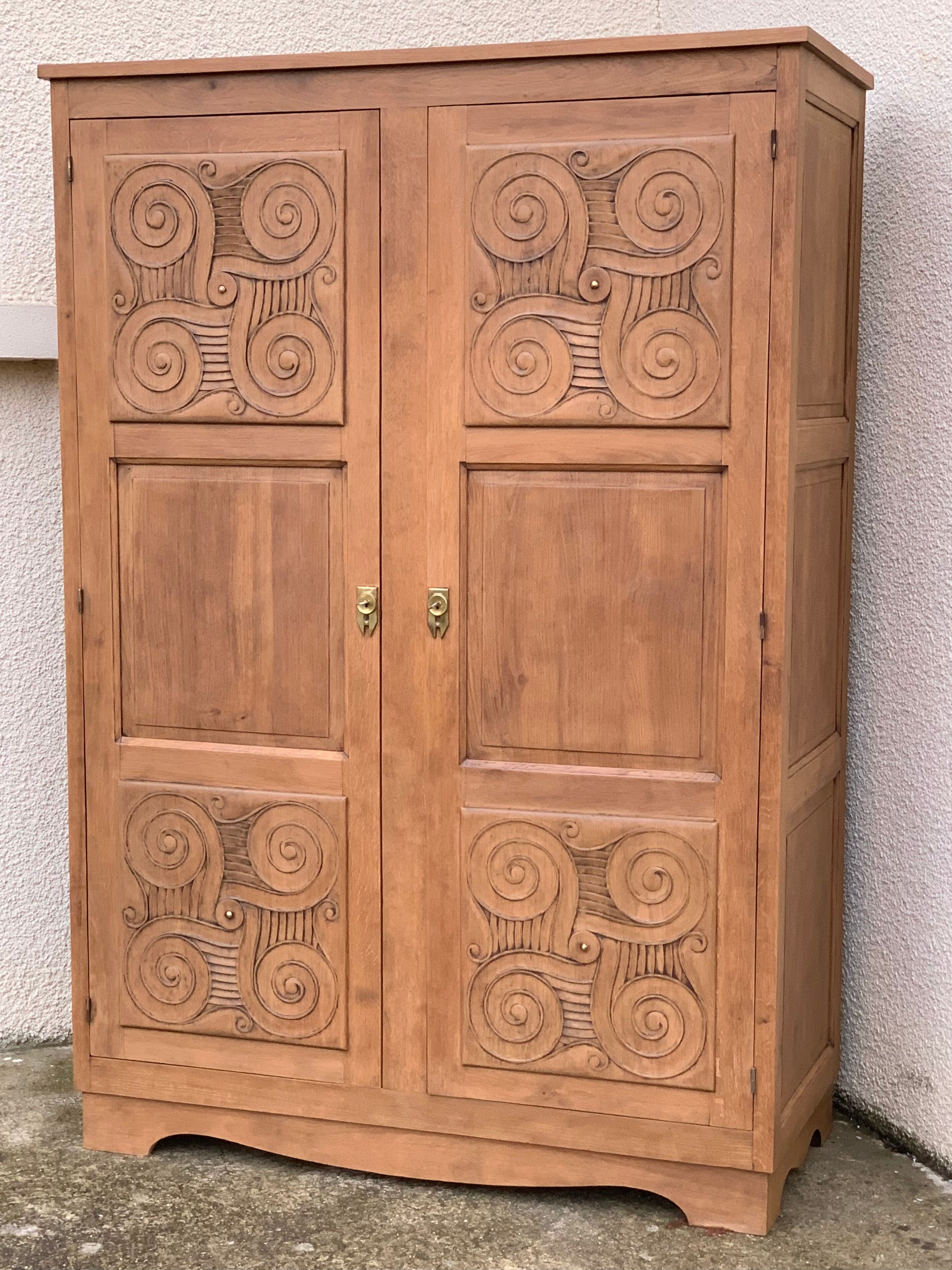 Vintage cabinet 1950 solid oak