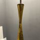 Vintage Bronze & Glass Light Pendant Light, 1950s