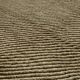 Handwoven Turkish Rustic 283 cm x 345 cm Brown Wool Carpet