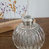 Fine-ribbed crystal bottle