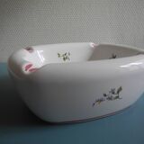 large ceramic vintage decorative French ashtray