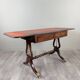 Table à jeux, bureau de style Empire en acajou, XIXe Siècle