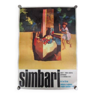 Gallery Poster. SIMBARI - original 70's