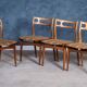 Dining Room Chairs Model 138 by Johannes Andersen for Uldum Møbelfabrik, 1960s, Set of 4