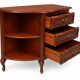 Low furniture in solid cherry wood
