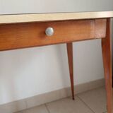 Vintage console or desk with compass feet