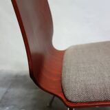 Set of 4 Hiller chairs, Germany, 1970s