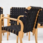 Model 45 Lounge Chairs by Alvar Aalto for Artek, 1970s, Set of 4
