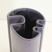 Multifaceted ceramic vase by Angelo Mangiarotti, Italy, 1968.