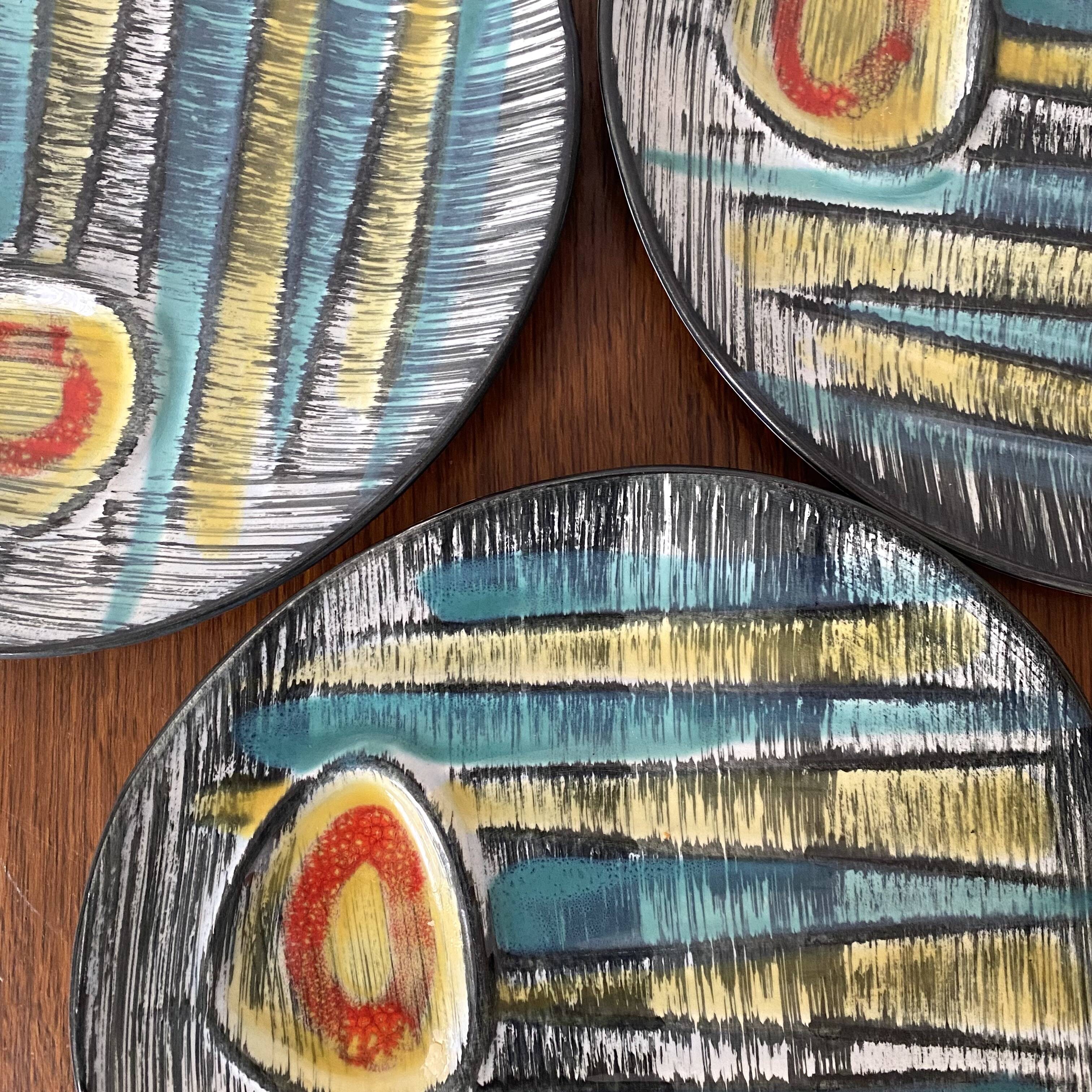 MBFA Pornic designer plates from the 60s