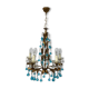 Chandelier with pearl grapevines