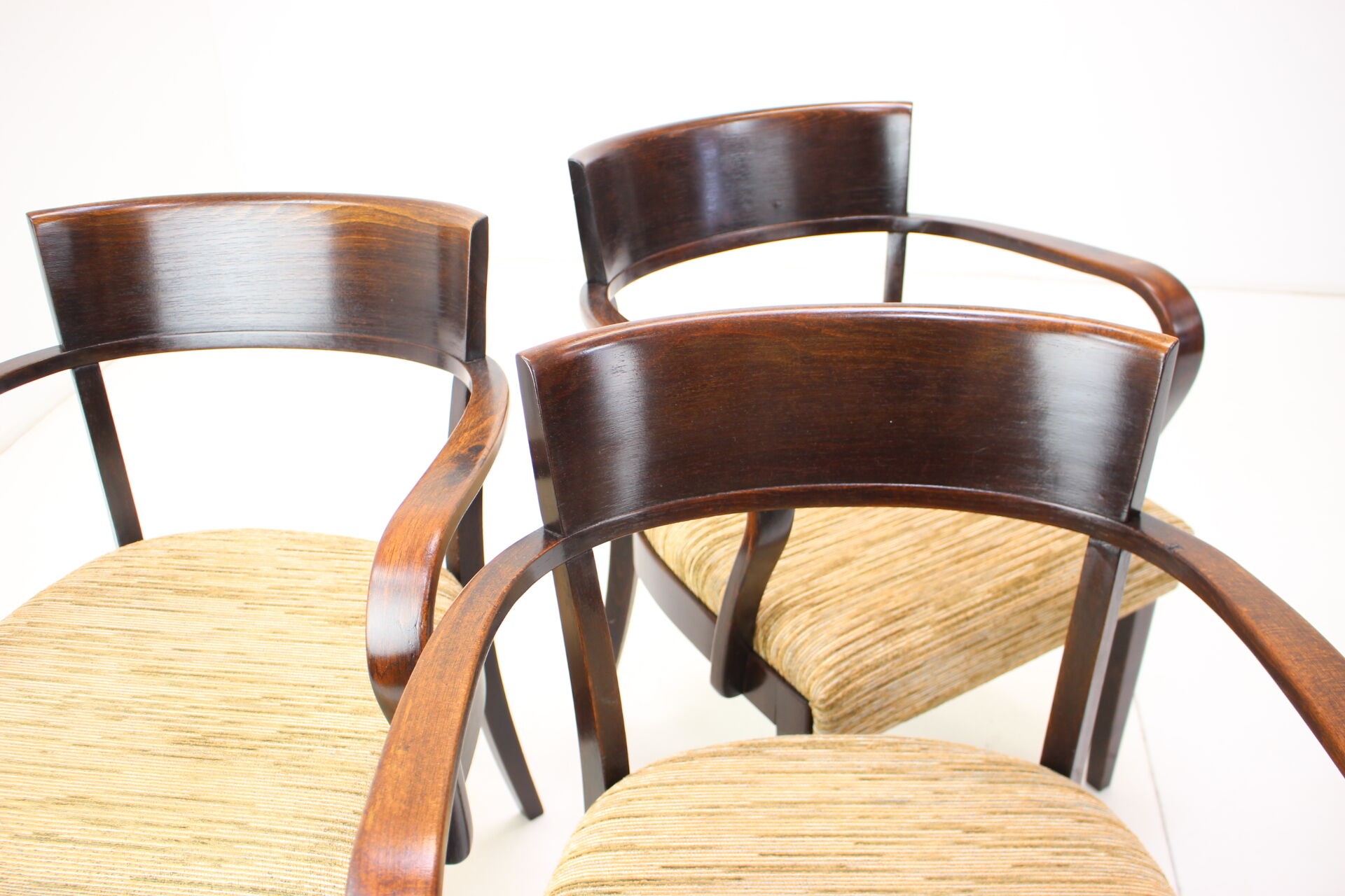 Chairs H-224 by Jindřich Halabala 1930s, Czechoslovakia