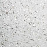 Large Vintage Pressed Glass Fruit Bowl / Rare Clear Glass Centerpiece