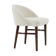 Beech Chair in Sheepskin Fabric, Denmark 1960