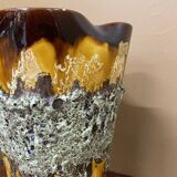Vintage ceramic vase ROC, FAT LAVA