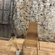 Vintage 1980 Ikea chair in rattan and aluminum
