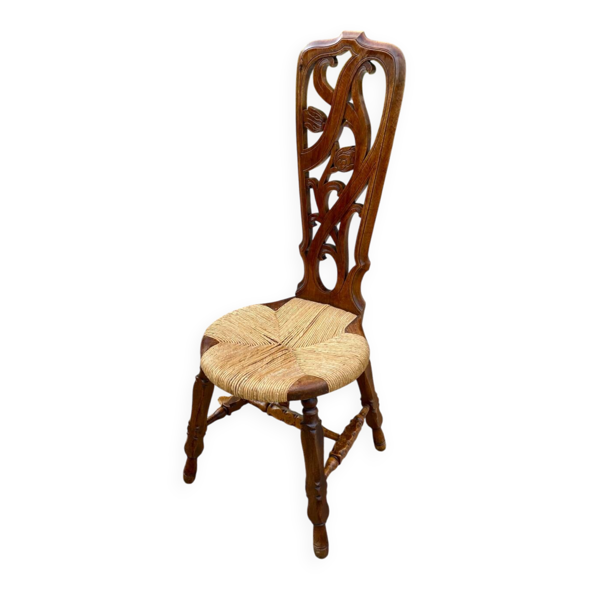 Art Nouveau nursing chair