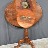 Oval Pedestal Table with Mahogany System, Louis Philippe period – 1st part 19th century