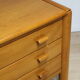 Commode vintage en orme massif, 1970