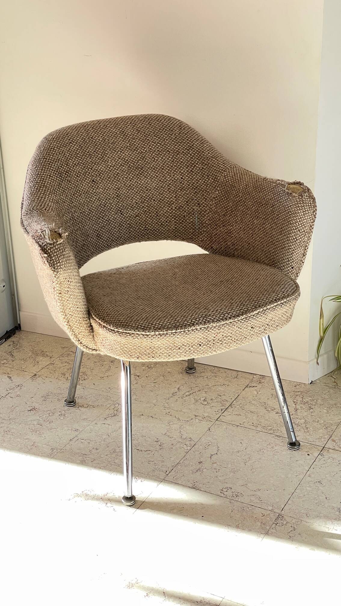 Fauteuil Conférence Eero Saarinen par Knoll années 70