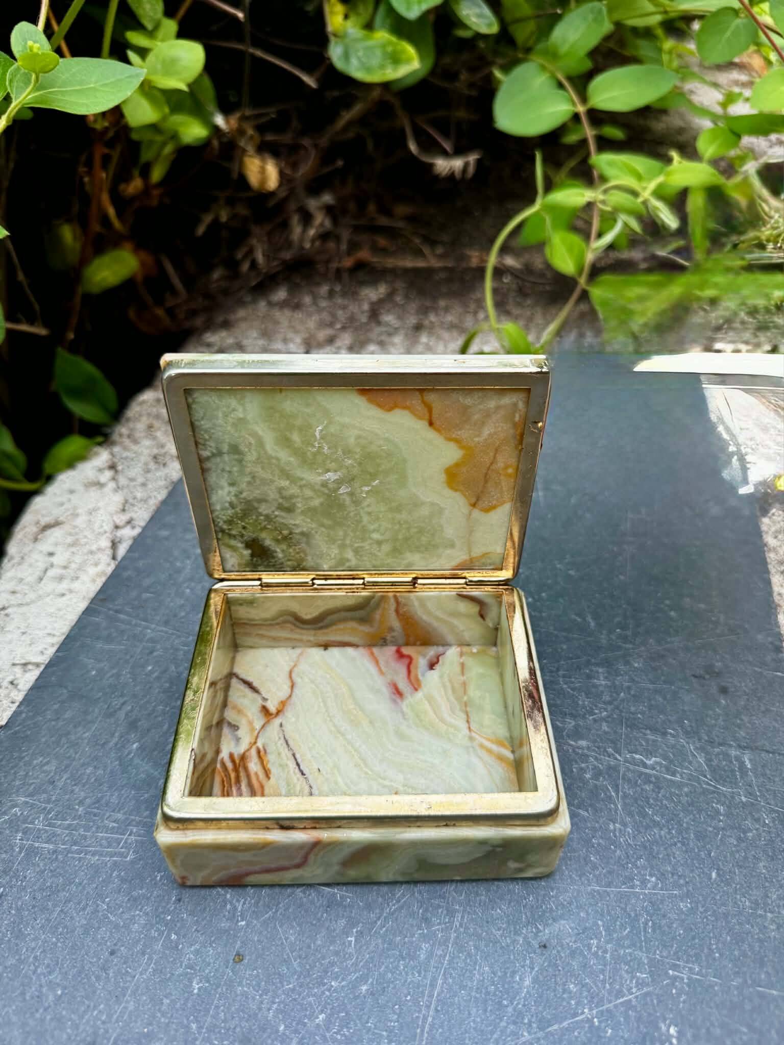 Onyx catchall from Pakistan, 1960s.