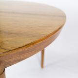 Dining table in rosewood of danish design from the 1960s.