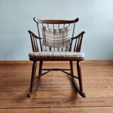 Chaise berçante par Børge Mogensen