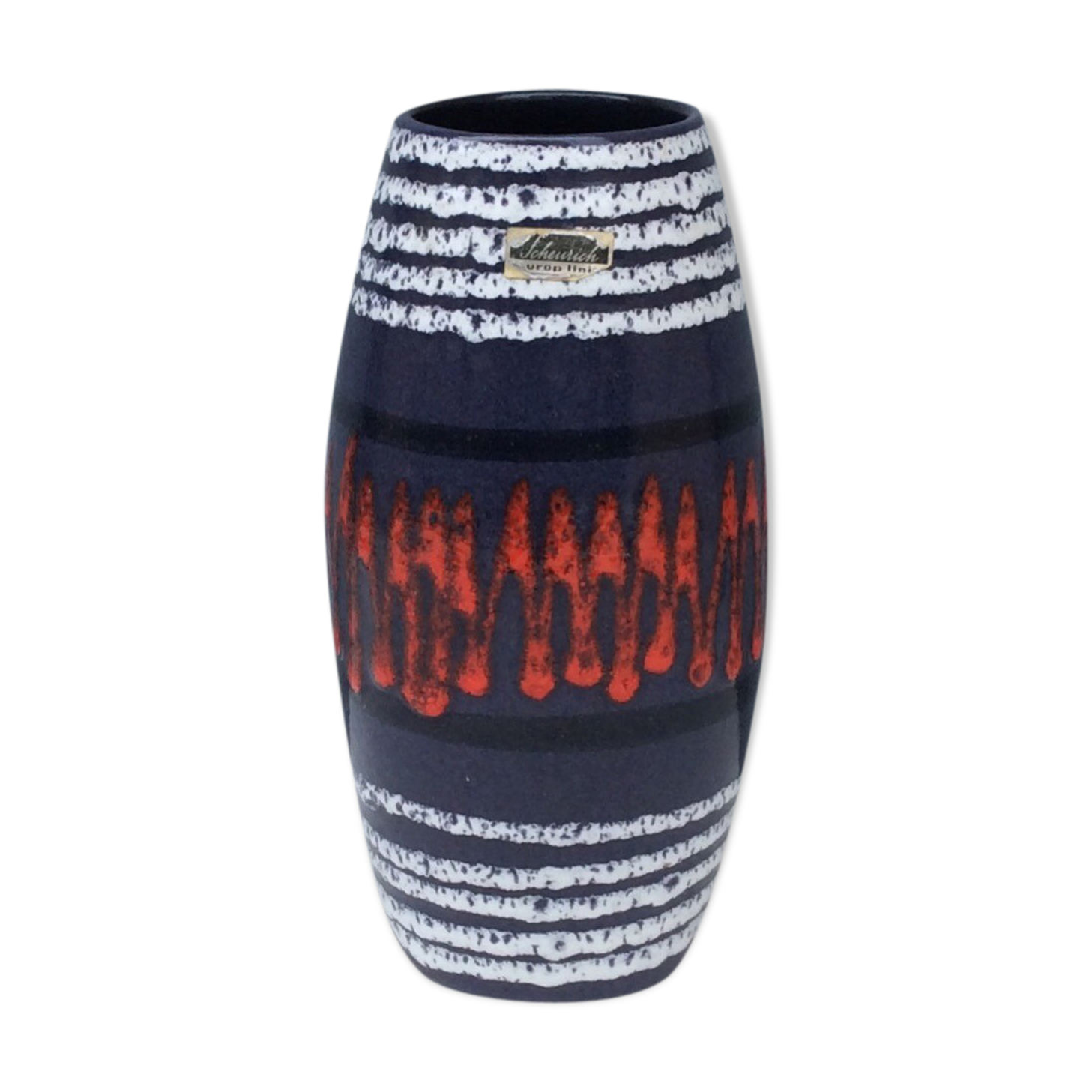 Ceramic vase "Scheurich" West Germany, 1960s