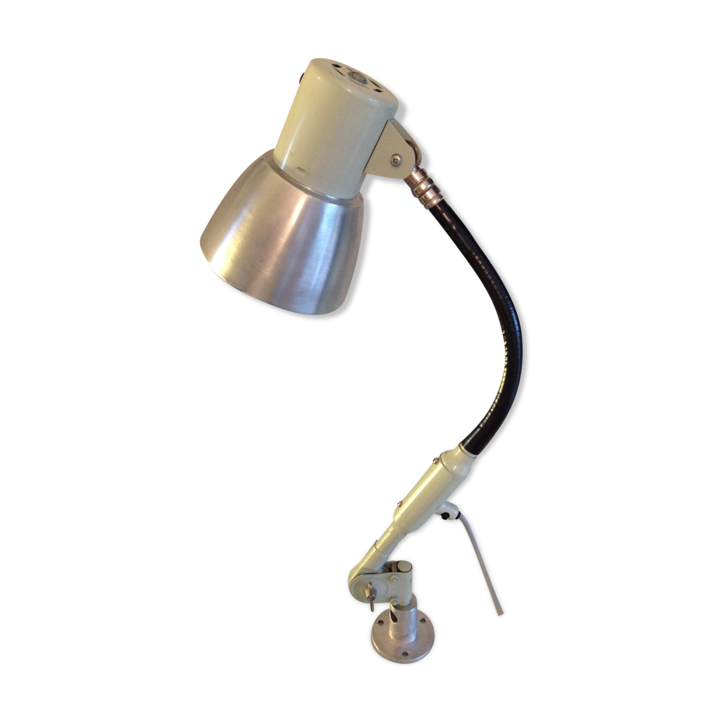 SIS industrial workshop lamp, vintage from the 1970s
