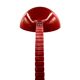 Elio Martinelli, Flex Calotta mod. 660 bright red table / desk lamp, Martinelli Luce Italy, 1972