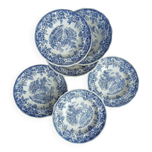 12 assiettes plates anciennes