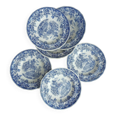 12 assiettes plates anciennes Lunéville KG 