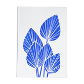 Linogravure originale - Feuille séchée