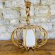 Vintage rattan pendant lamp