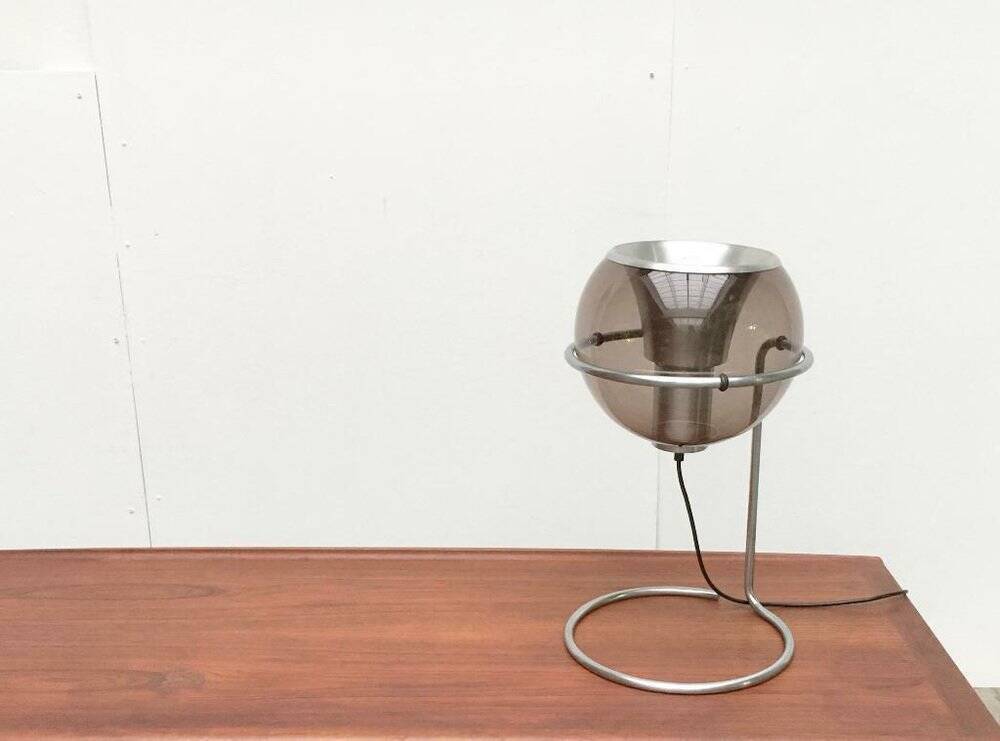 Mid-century Dutch space age globe table lamp by Gepo, 1960s.
