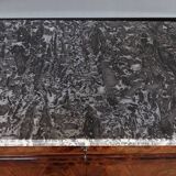 Small Secretary in Burl Mahogany Veneer, Restoration Period – Early 19th Century