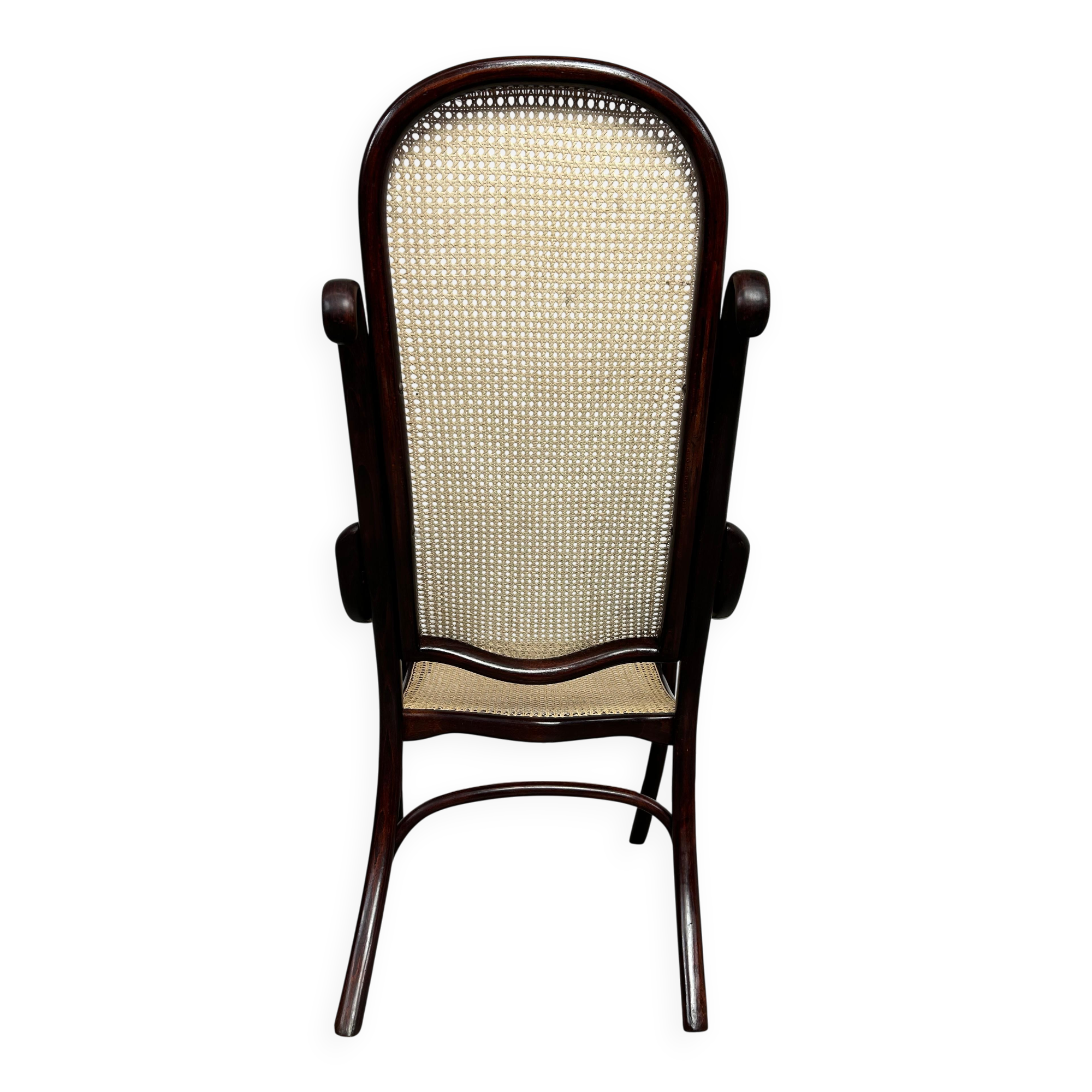 Chaise longue pliante très rare n°1 par Thonet