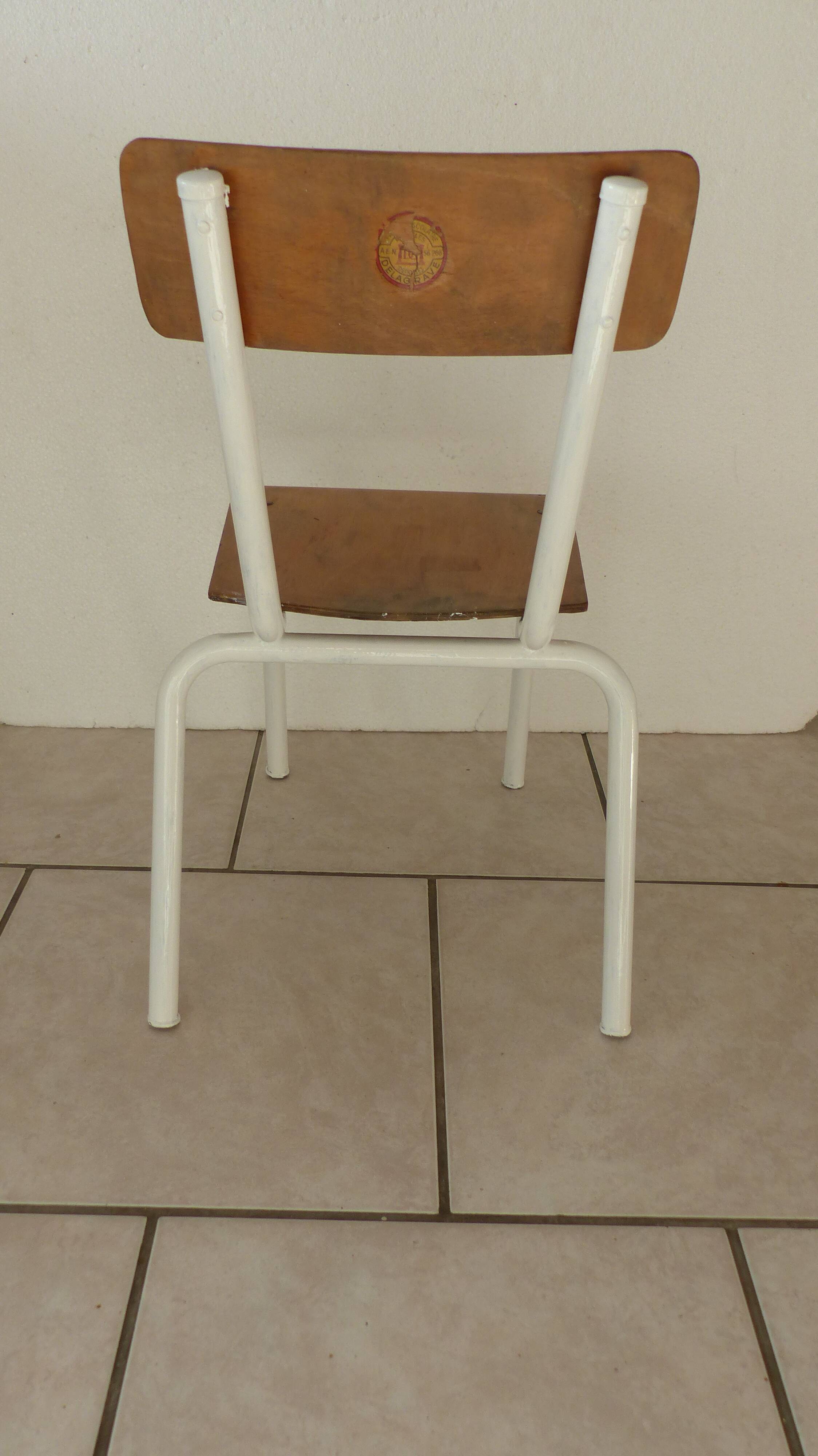 Old children's school chair