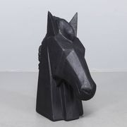 Sculpture de tête de cheval en fonte par Andreas Wargenbrant (4/8)