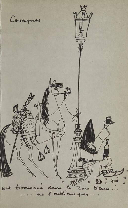 Illustrations Daninos de 1962 " Les Cosaques "