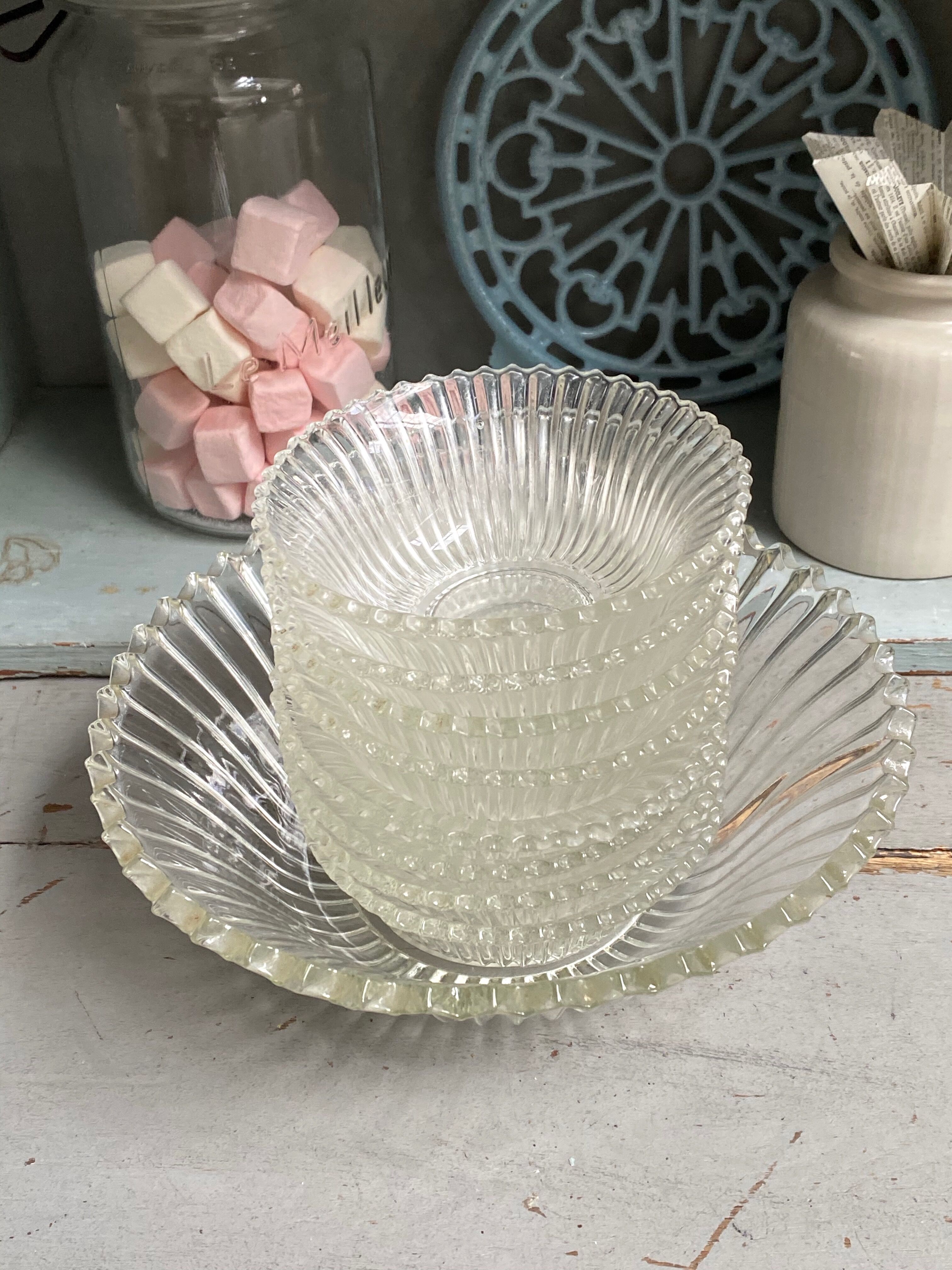 Art deco dessert set