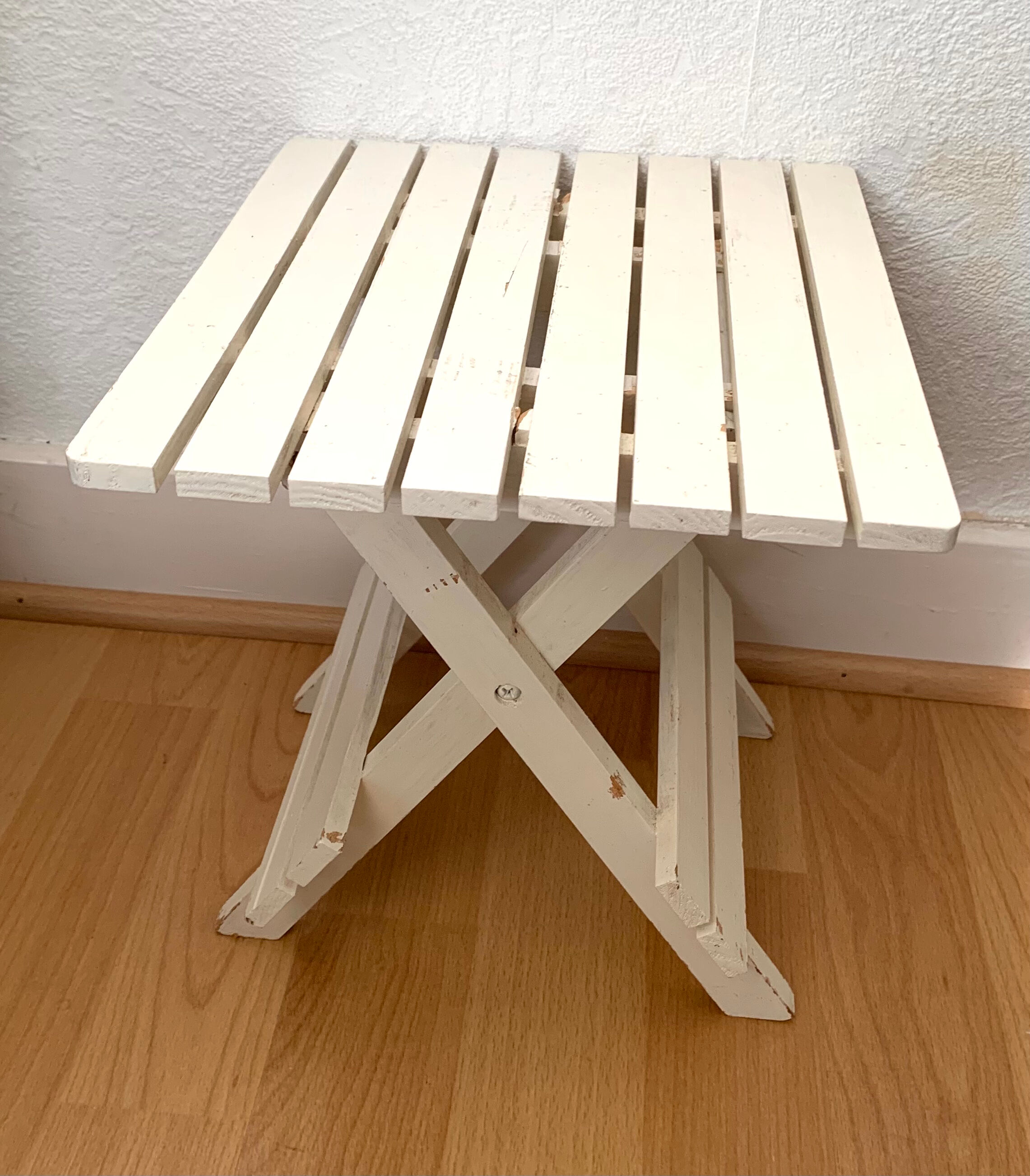 Small white plant door